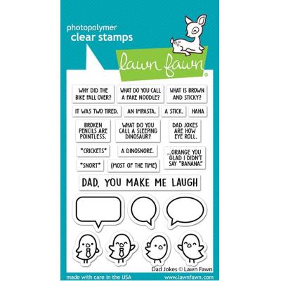 Lawn Fawn Clear Stamps - Dad Jokes